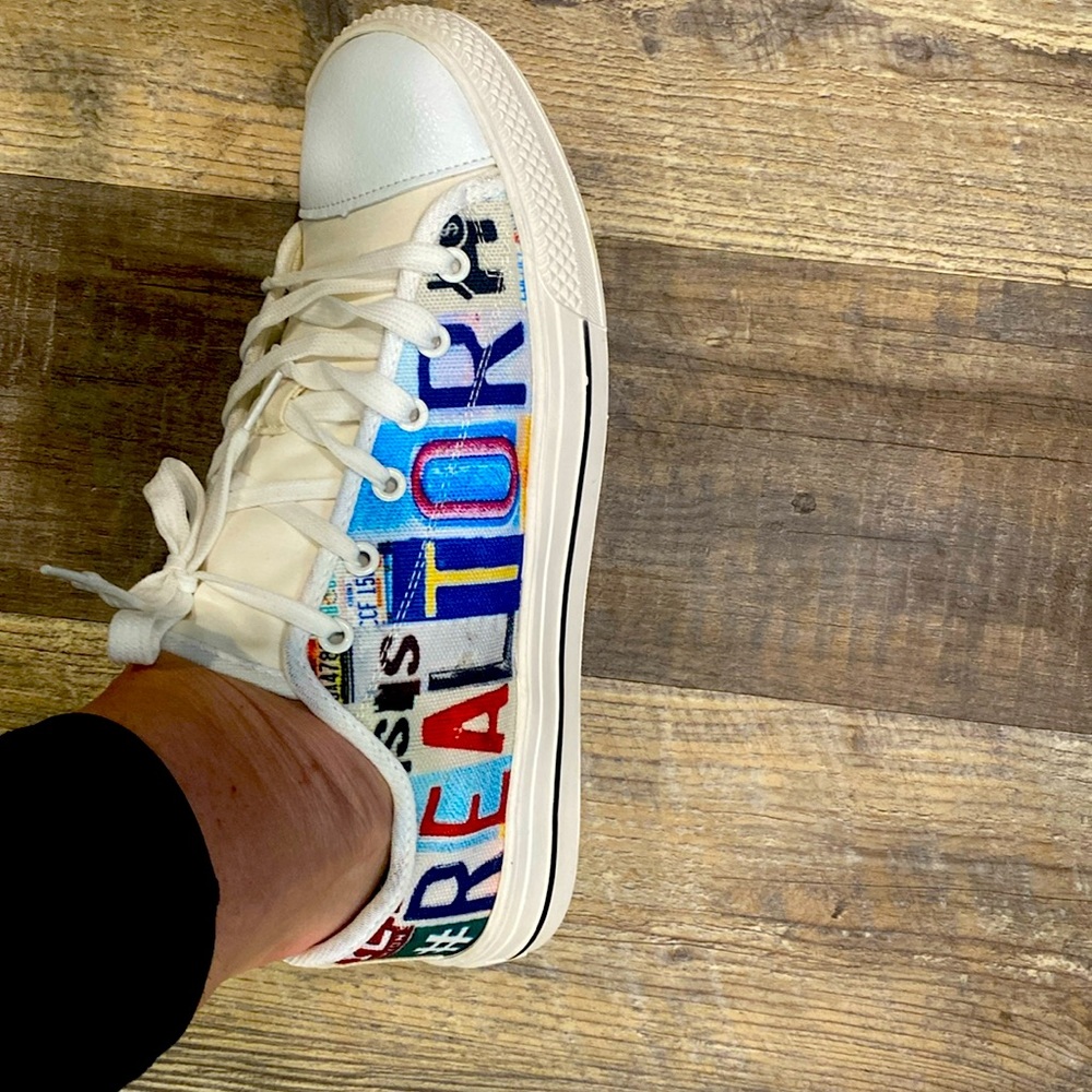 Super cute custom made realtors shoes